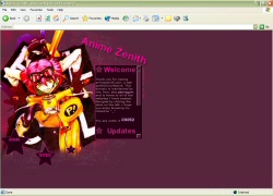 Anime Zenith Domain's First Layout